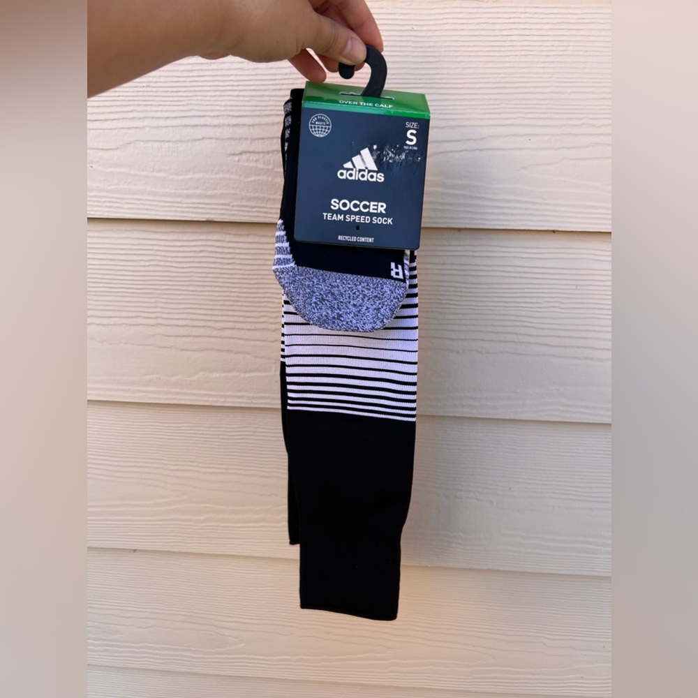 Adidas Soccer Team Speed Sock 1 pair over the calf NWT $18  Size small